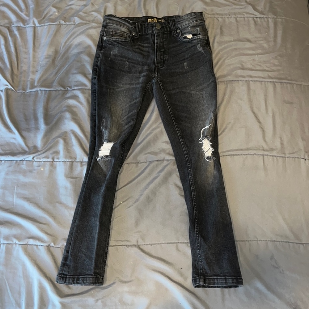 “Denim & Rivets” 👖 Size: boys (10) 👖 BLK/denim
